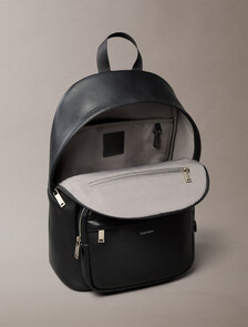 Micro Pebble Round Backpack, Black, hi-res
