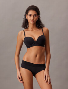 Invisibles Push Up Plunge Bra, Black, hi-res