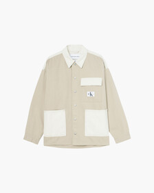 OVERSIZED UTILITY SHIRT JACKET, 058 NEUTRAL PAN, hi-res