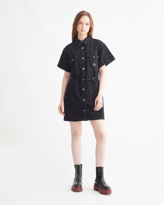 RECONSIDERED DENIM DRESS