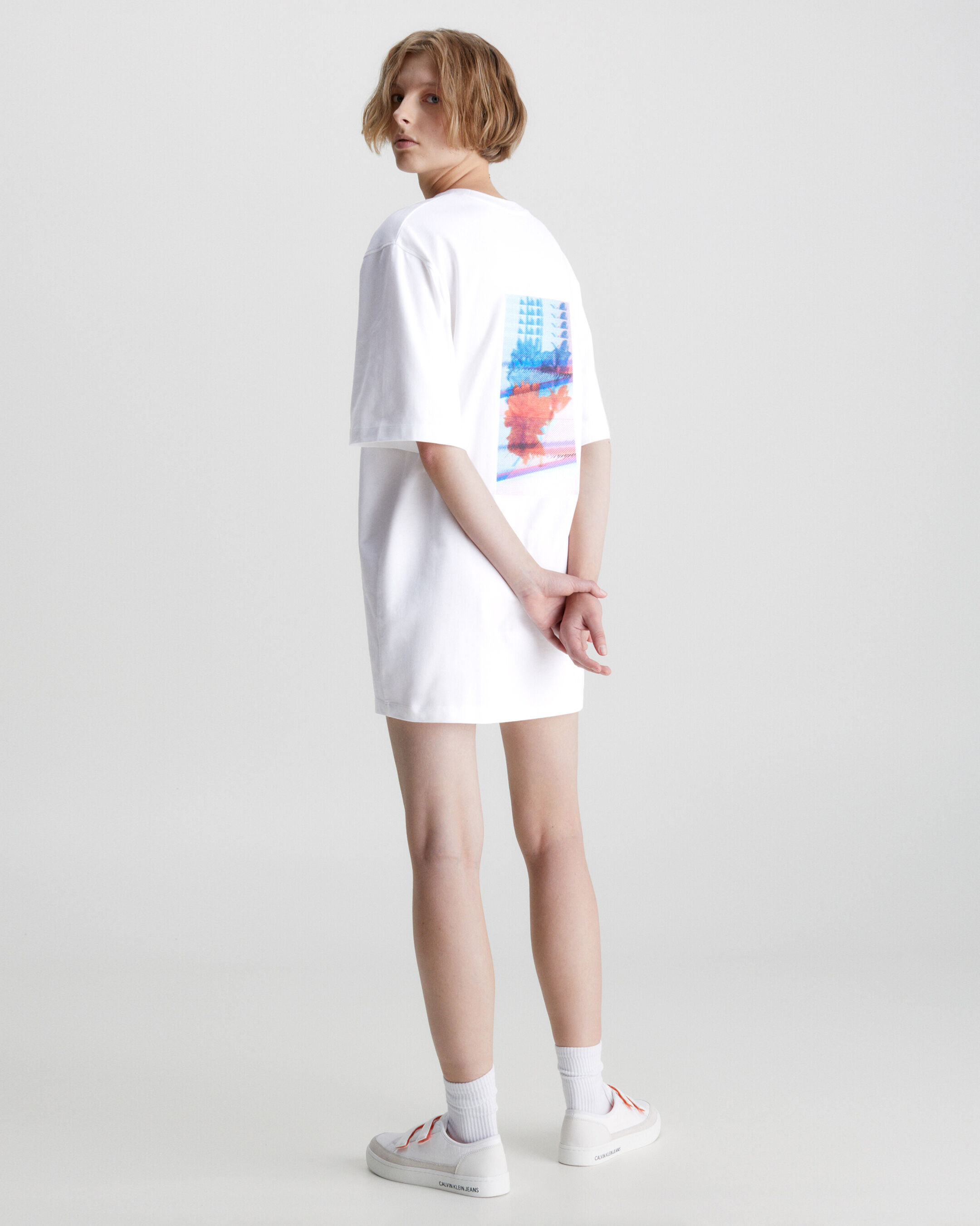 Embroidered T Shirt Dress