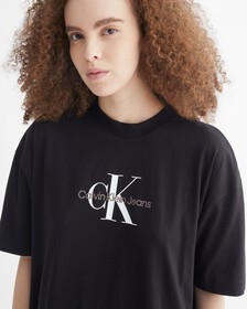 ARCHIVAL NEUTRALS MONOGRAM T-SHIRT DRESS, Ck Black, hi-res