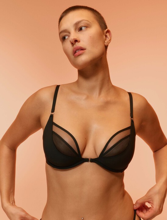 Minimalist Micro Unlined Plunge Bra