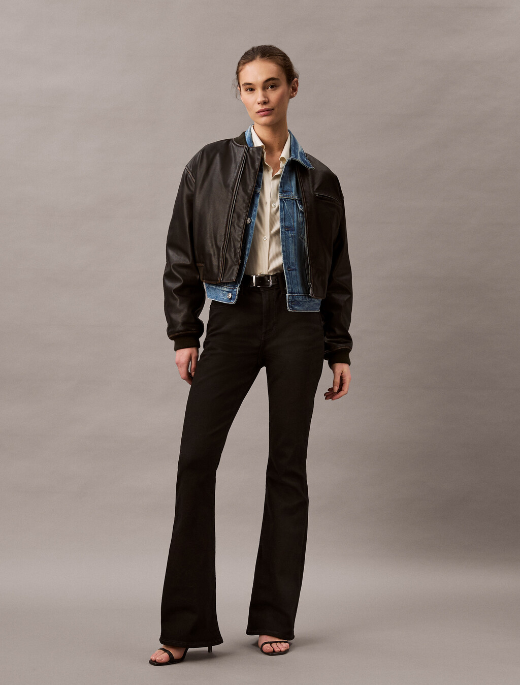 High Rise Bootcut Jeans, CK CLASSIC BLACK, hi-res
