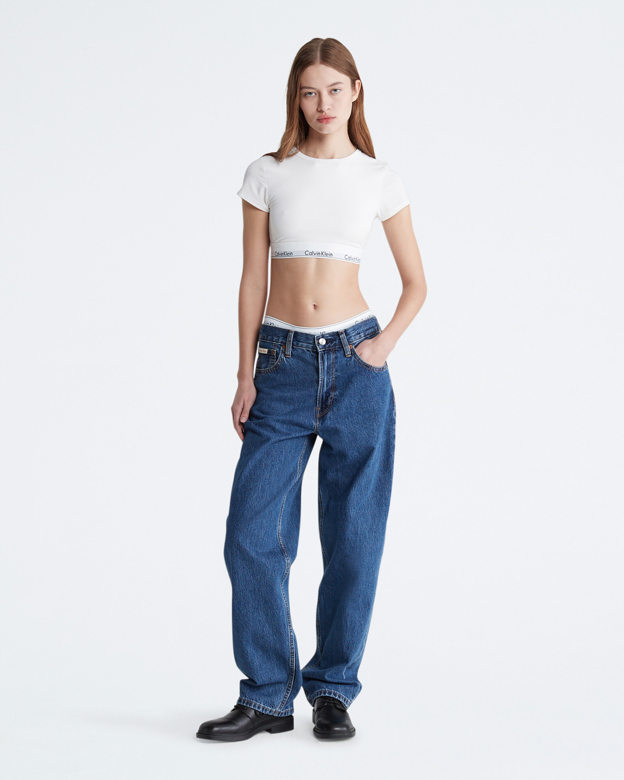 Calvin klein boyfriend jean clearance