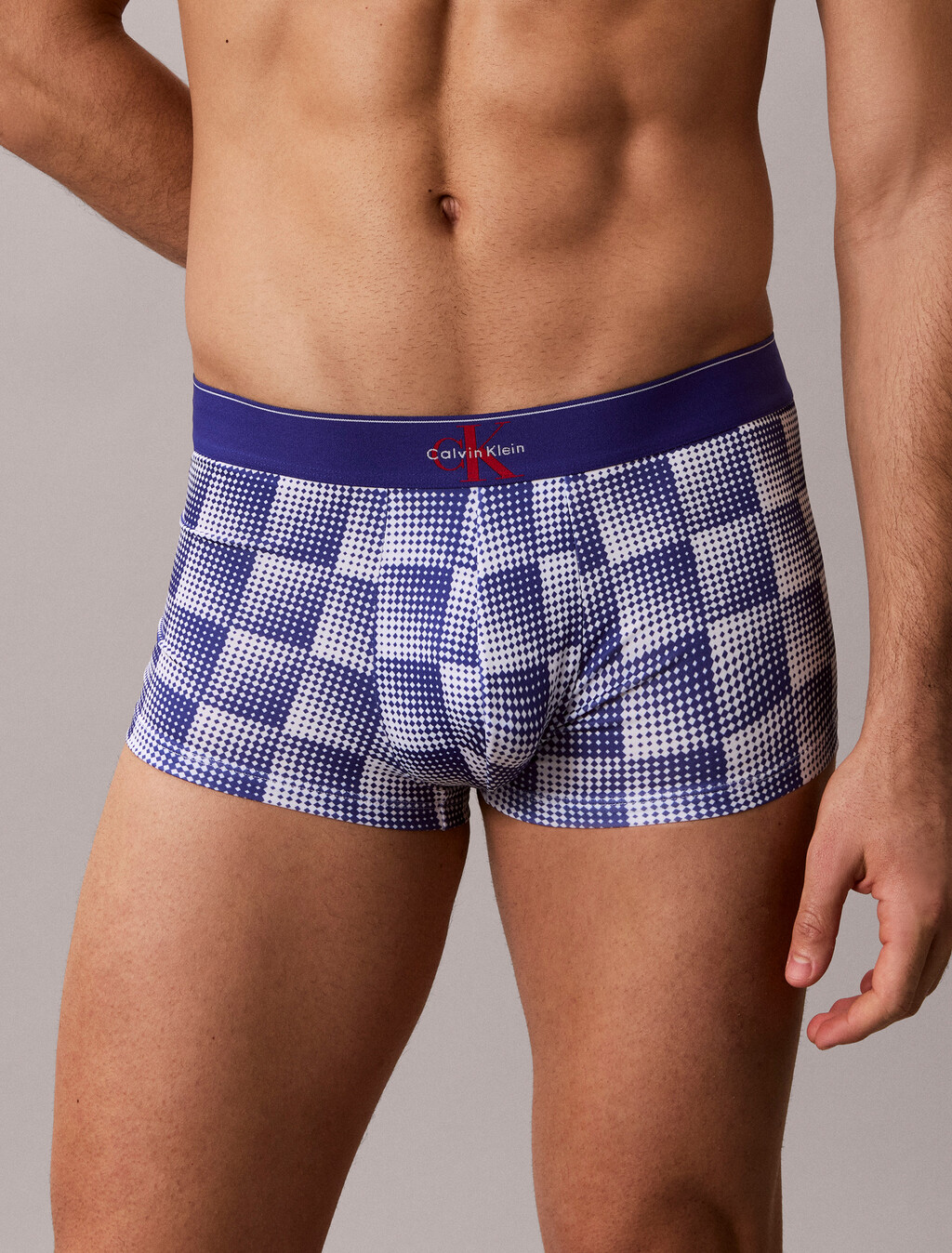 Graphic Monogram Low Rise Trunk, PIXEL GRADIENT BLUE RIVER FOG, hi-res