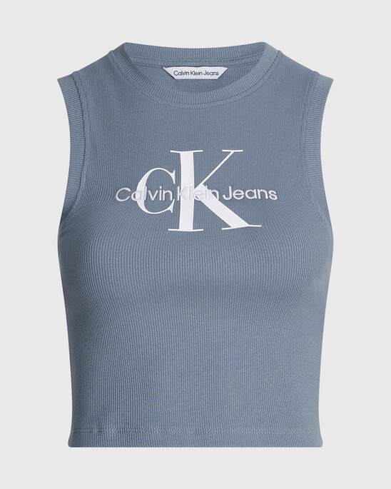 CROPPED MONOGRAM TANK TOP