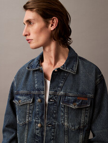 90s Denim Trucker Jacket, CK NO05, hi-res