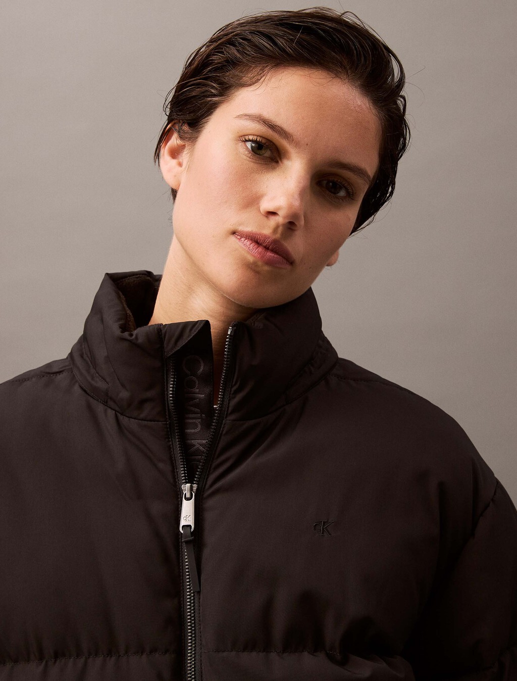 Classic Puffer Jacket, Black Beauty, hi-res