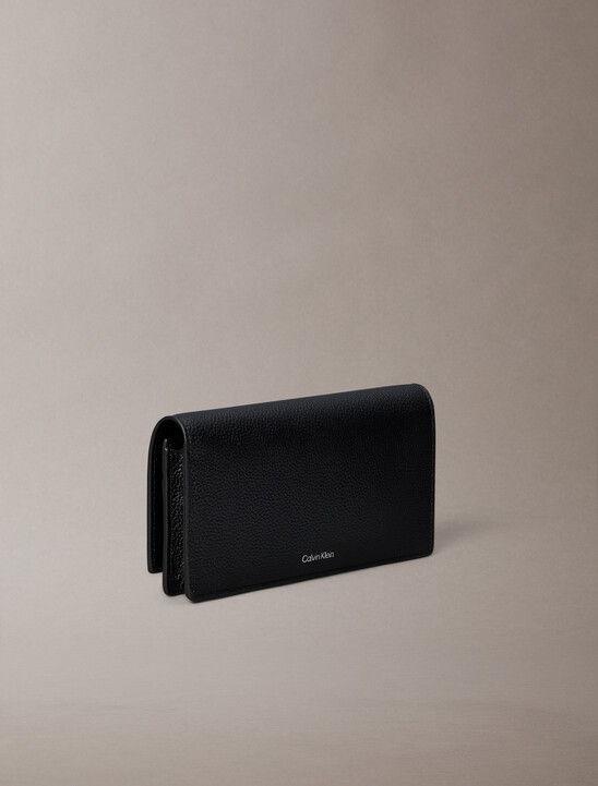 CK Emblem Long Billfold Wallet