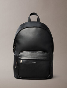 Micro Pebble Round Backpack, Black, hi-res
