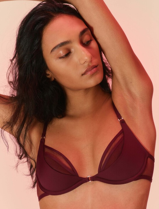 Minimalist Micro Unlined Plunge Bra