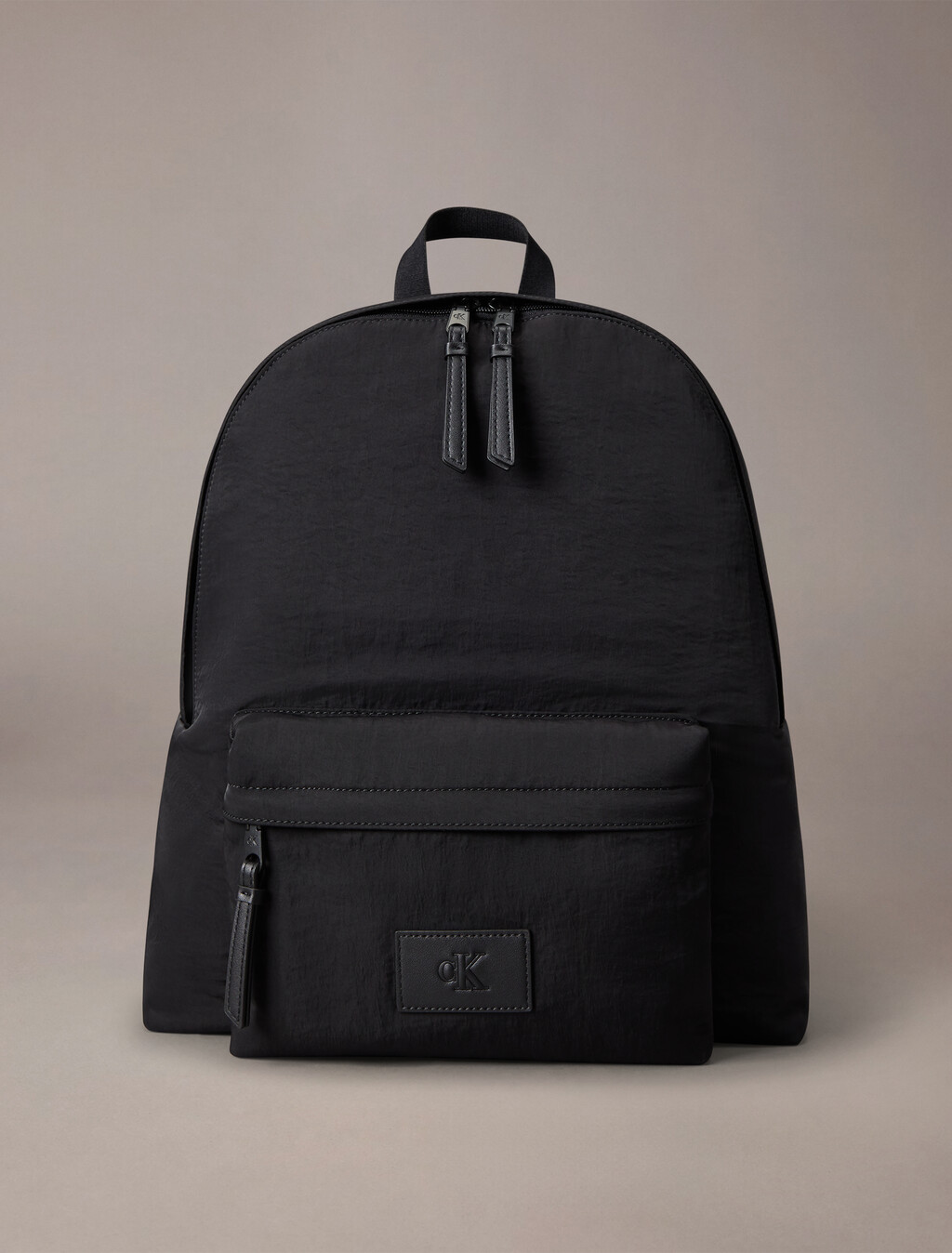 Metro Nylon Backpack, Black, hi-res