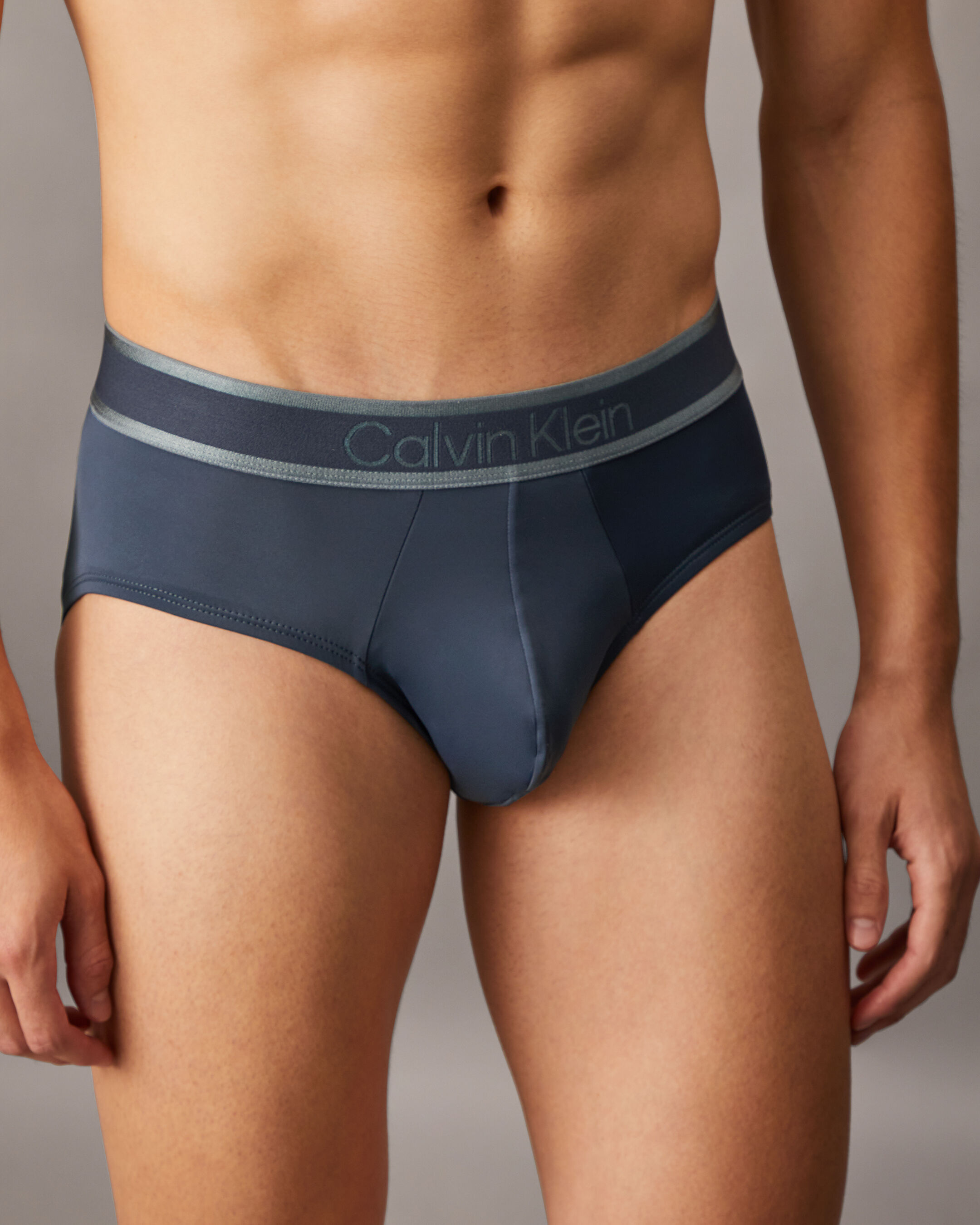 Tonal Logo Hip Brief blue Calvin Klein Singapore
