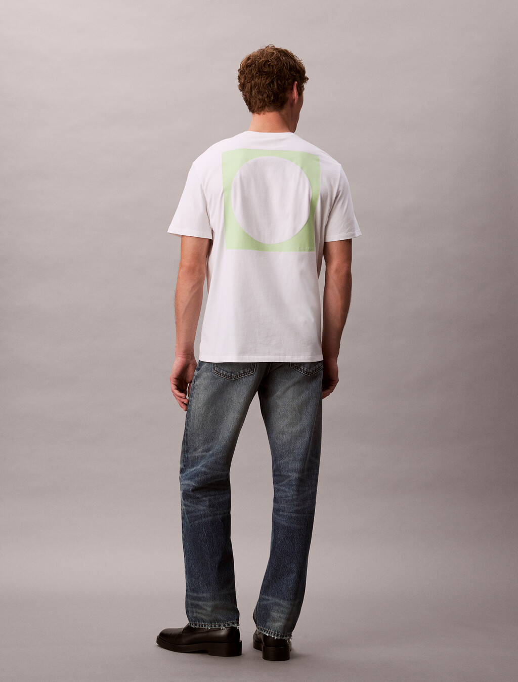 Circle Graphic Relaxed T-Shirt, Bright White, hi-res