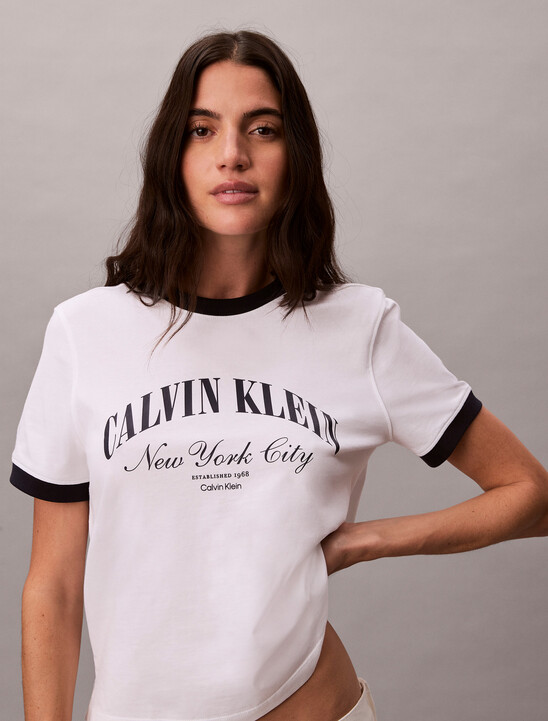 Heritage Logo Relaxed Ringer Tee