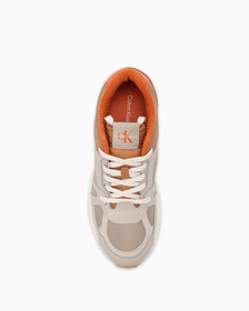 Leather Trainers, Plaza Taupe/Eggshell/Brown Sugar, hi-res