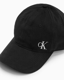 Brushed Cotton Twill Logo Baseball Cap, BLACK BEAUTY, hi-res