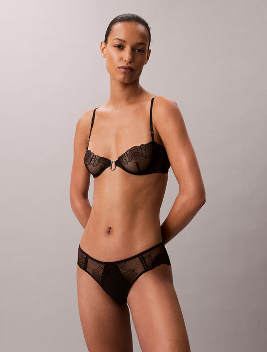 CK Black Geo Lace Hipster