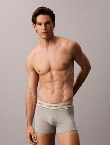 3 Pack Trunks - Heritage Cotton Stretch, Black/Grey Heather/Breezy Blue, hi-res