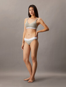 Balance Padded Wirefree Bralette, Grey Heather, hi-res