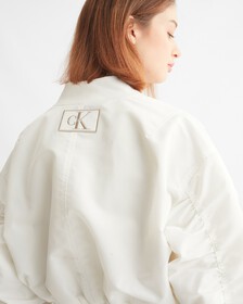 ARCHIVAL NEUTRALS BOMBER JACKET, IVORY, hi-res