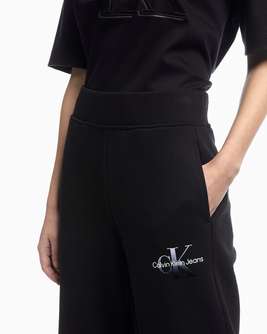 GRADIENT MONOGRAM WIDE LEG SWEATPANTS