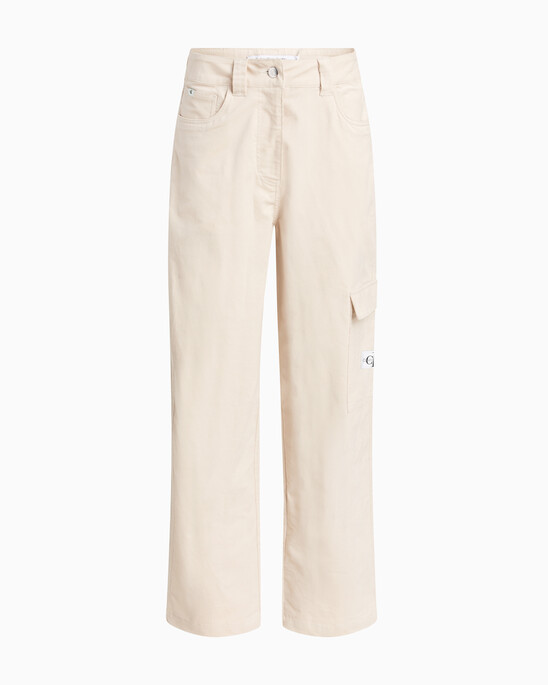 High Rise Corduroy Cargo Pants