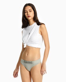 Reimagined Heritage Thong, Grey Heather, hi-res