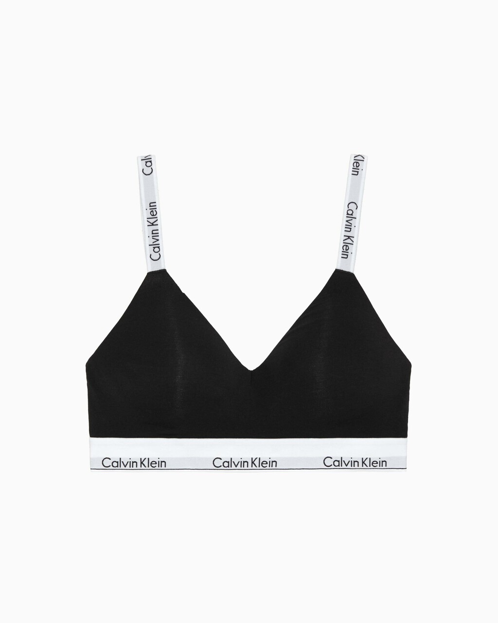 Modern Cotton Lightly Lined Bralette | black | Calvin Klein Singapore