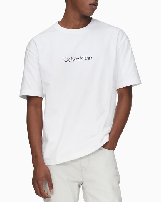 Calvin Logo Crew Neck Tee