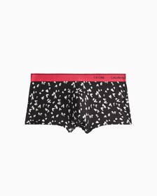 CK ONE PRINT MICRO LOW RISE TRUNKS, PAINTED HEART+BLACK, hi-res