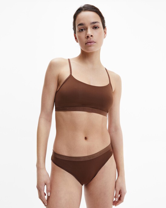 FORM TO BODY NATURAL UNLINED BRALETTE