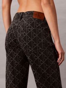 SGNTR 90s STRGHT BLCBLACK EMBLEM, BLACK EMBLEM, hi-res