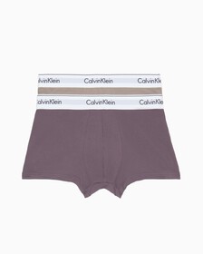 Modern Cotton Stretch Trunks 2 Pack, Satellite/Huckleberry, hi-res