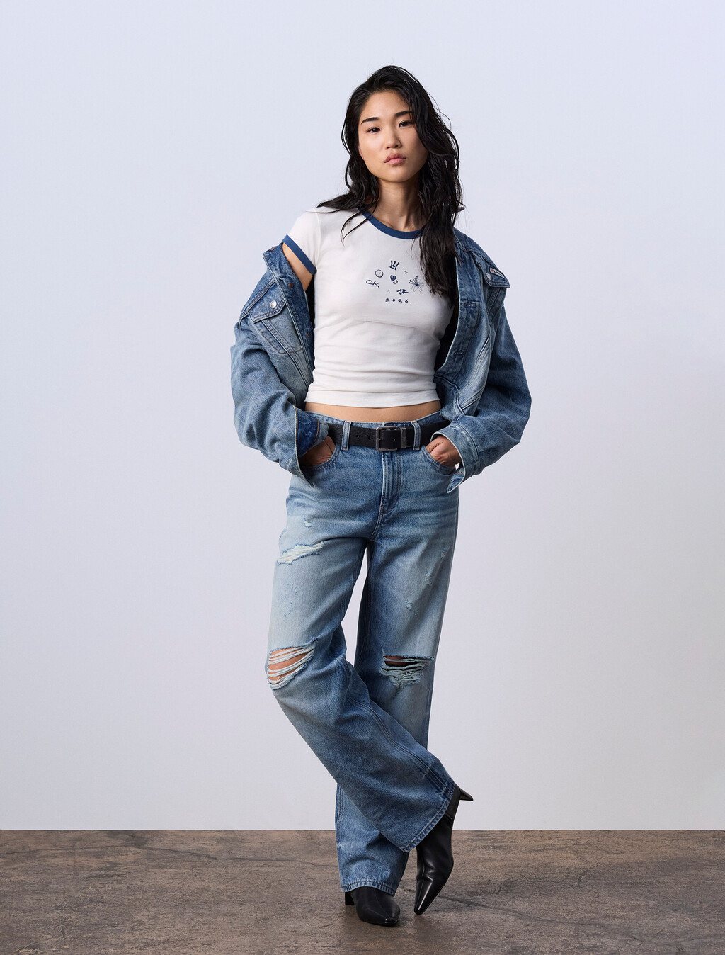 Jung Kook for Calvin Klein 90s Straight Jeans, REBEL, hi-res