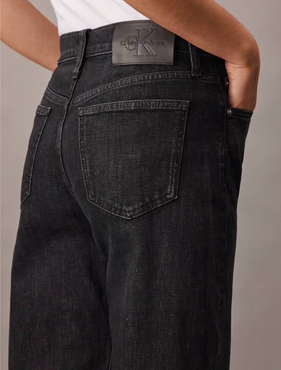 Italian High Rise Wide Leg Jeans