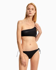 Core Essential One Shoulder Bralette, Pvh Black, hi-res