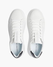 CHUNKY LOW TOP CUPSOLE SNEAKERS, Bright White, hi-res