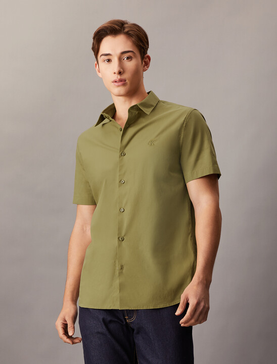 Essentials Monogram Slim Shirt