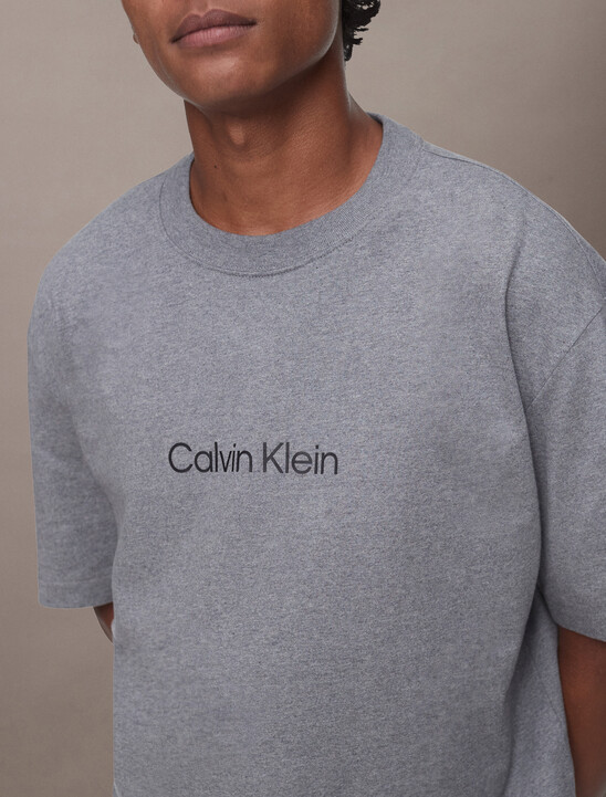 Calvin Logo Crew Neck Tee