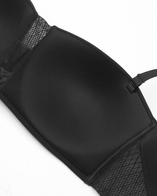 MESH LACE LIGHTLY LINED BANDEAU BRA