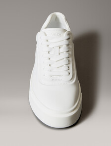 Premier - Leather Signature Trainers, Triple Bright White, hi-res