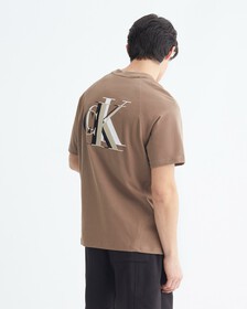 INFINITE COOL MONOGRAM REGULAR TEE, Shitake, hi-res