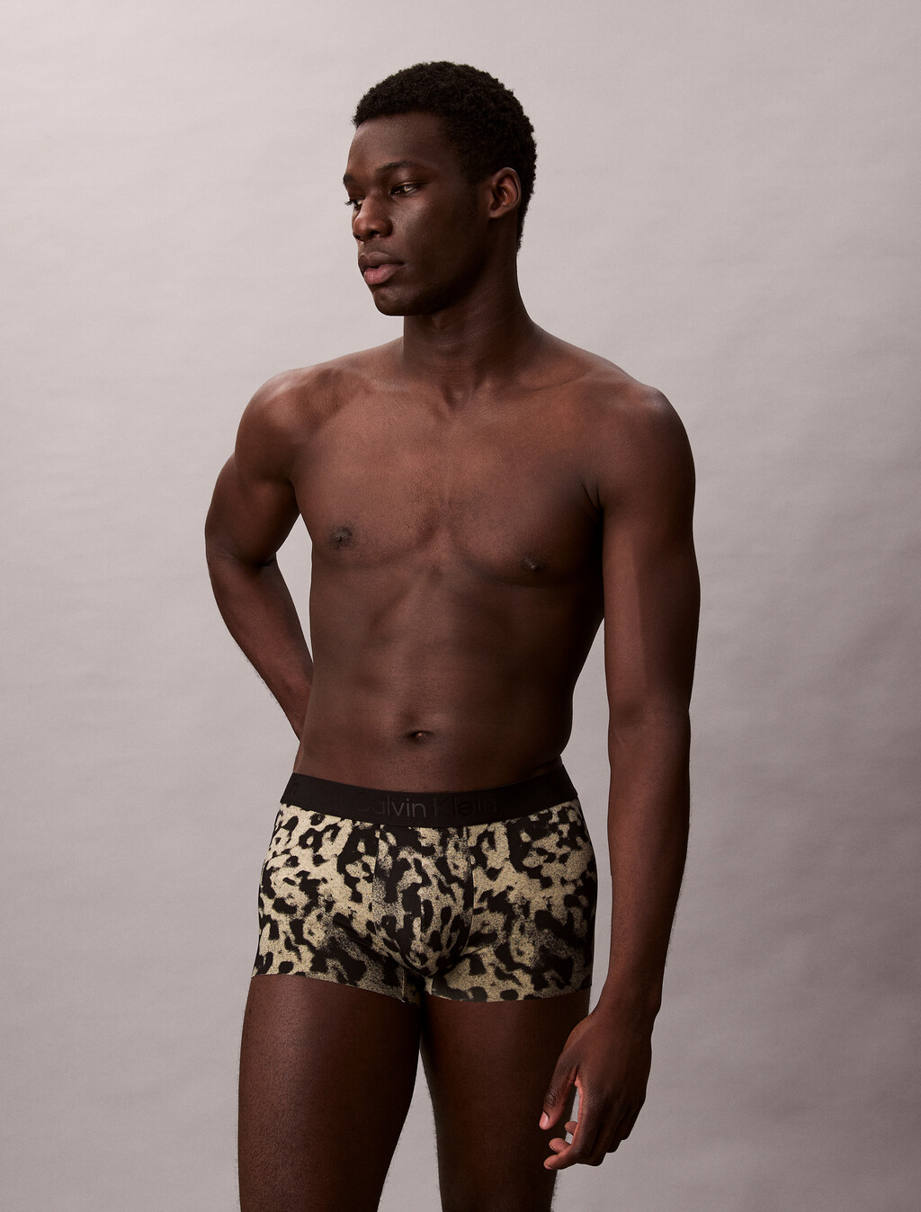 Low Rise Trunks - CK Black, TINY WILD CINDERS PRINT_LUNAR, hi-res