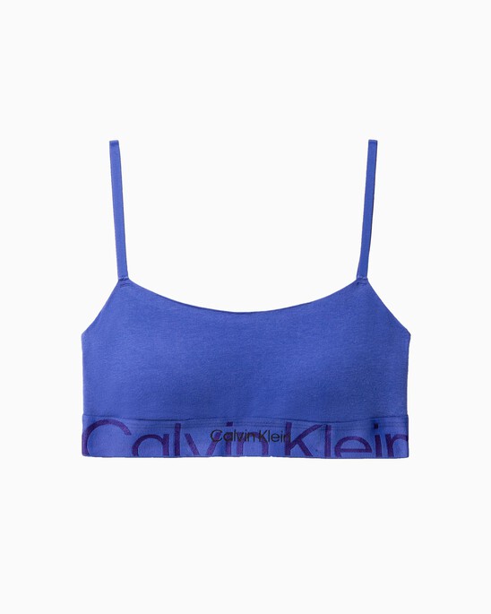 Embossed Icon Cotton Lightly Lined Bralette