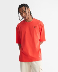 VALENTINE CAPSULE GENDER NEUTRAL TEE, ORANGE ODYSSEY, hi-res