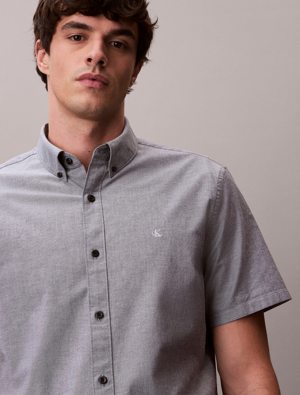 Classic Oxford Shirt, Black, hi-res