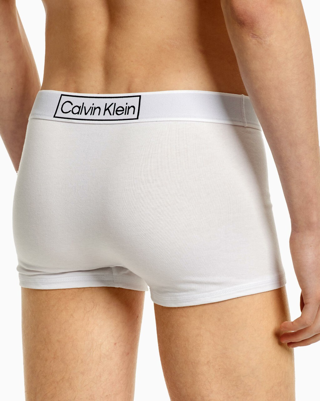 Reimagined Heritage Cotton Stretch Trunks, Classic White, hi-res