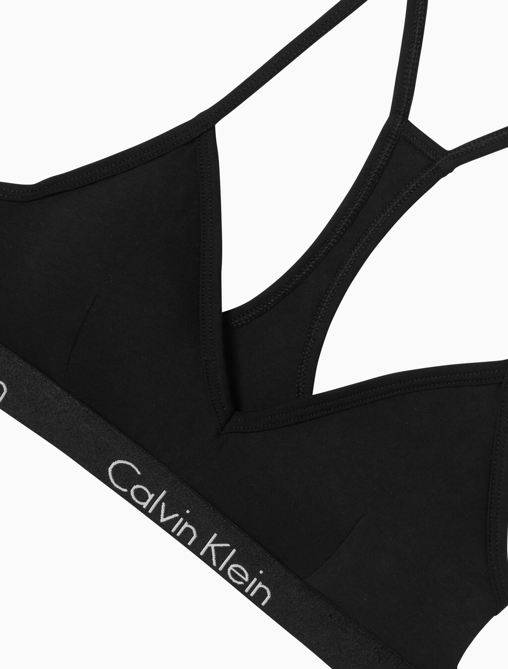 Motive Cotton Lightly Lined Bralette, Black, hi-res